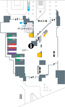 1F map