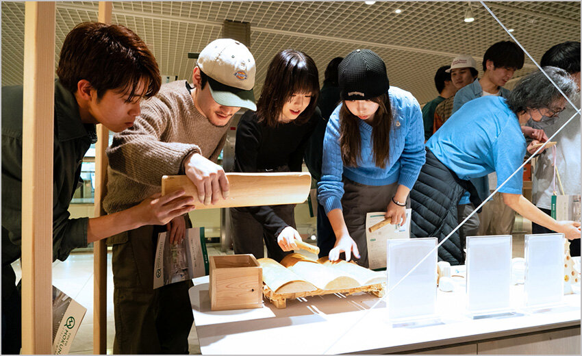 東京造形大学　室内建築専攻領域<br>とうきょうの木 学び場プロジェクト展示