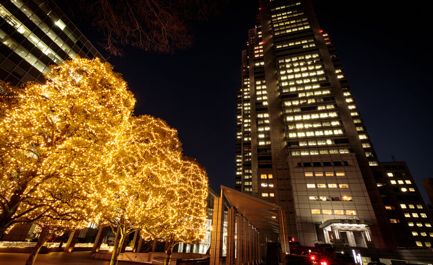 新宿パークタワー<br>ウィンターイルミネーション